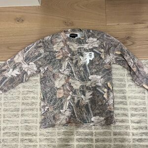 Camouflage Long Sleeve primitive shirt